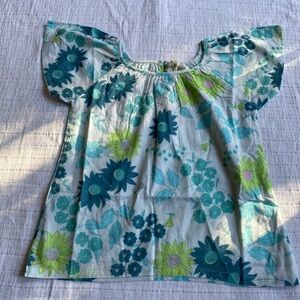 NEW Lucky Jade Girls Floral  Top Size 8 100% Cotton